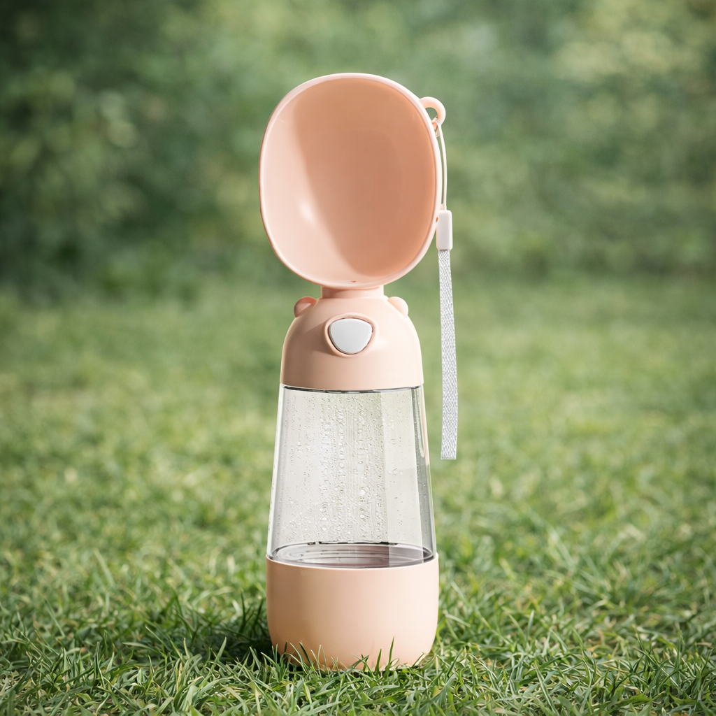 Botella 2 en 1 para Perros – Agua y Dispensador Integrado